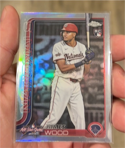 2025 Topps Chrome Update #ASGC-39 James Wood Rookie All-Star Game — front