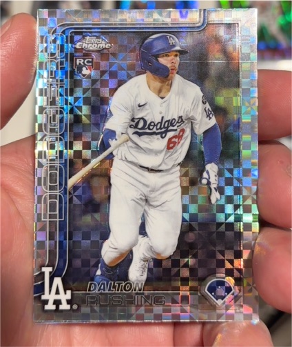 2025 Topps Chrome Update #USC129 Dalton Rushing — front