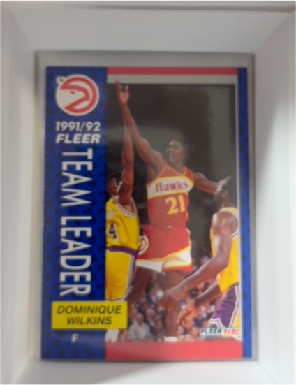 1991-92 Fleer #372 Dominique Wilkins — front