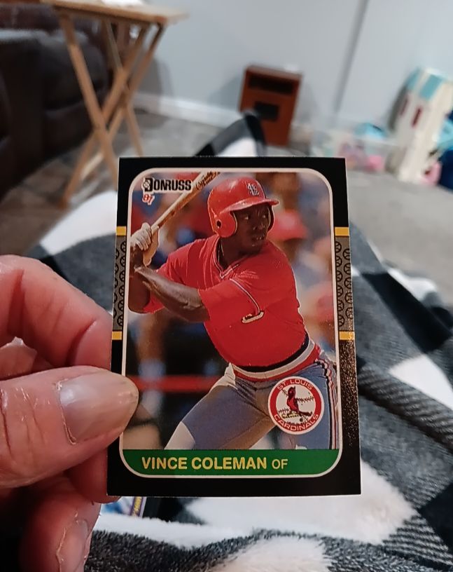 1987 Donruss #263 Vince Coleman — front
