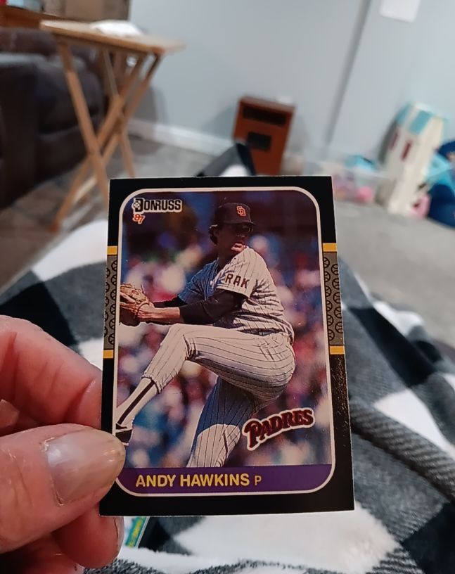 1987 Donruss #264 Andy Hawkins — front