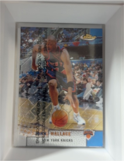 1999-2000 Topps Finest #201 John Wallace — front