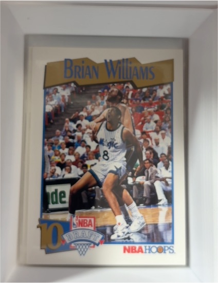 1991-92 NBA Hoops #555 Brian Williams — front