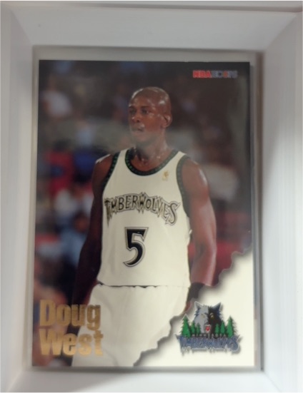 1996-97 Hoops #223 Doug West — front