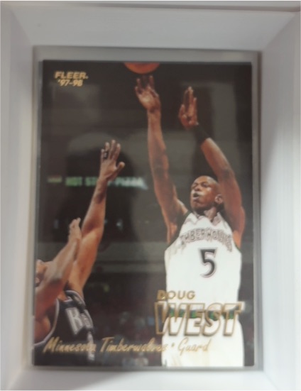 1997-98 Fleer #47 Doug West — front
