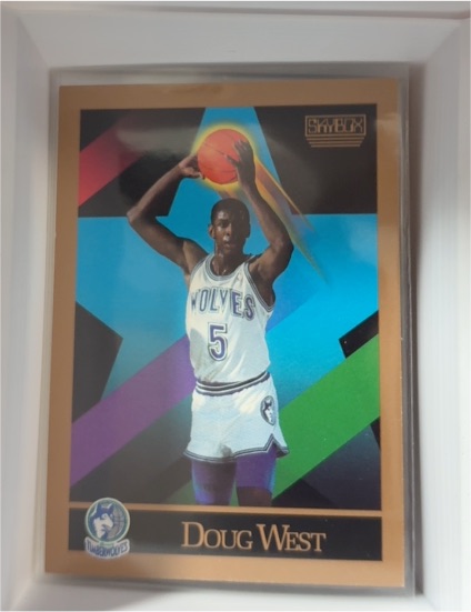 1990-91 SkyBox #397 Doug West — front