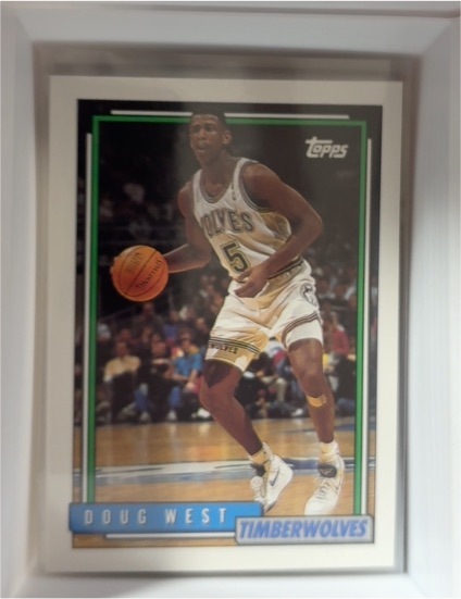 1992-93 Topps #37 Doug West — front