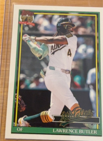 2026 Topps Series 1 1991 Throwback #T91-85 Lawrence Butler — front