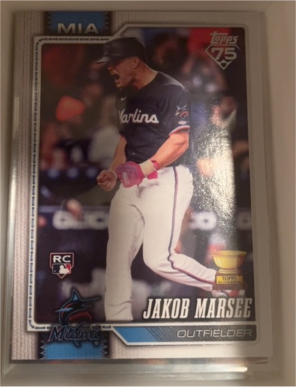 2026 Topps Series 1 #37 Jakob Marsee — front