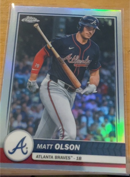 2026 Topps Chrome #89 Matt Olson — front
