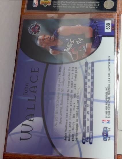 1996-97 Fleer Ultra #63B John Wallace — front