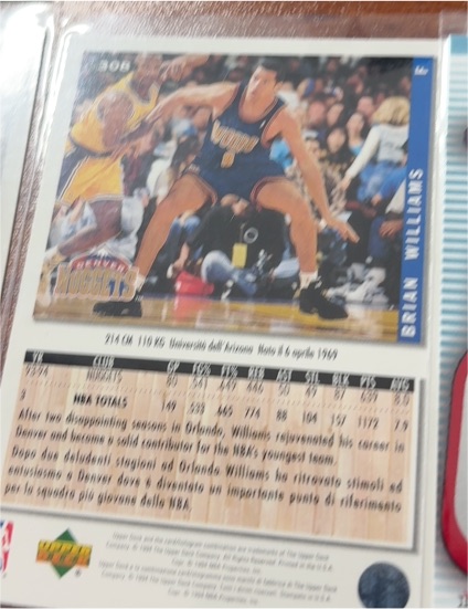 1994-95 Fleer Ultra #53 Brian Williams — front