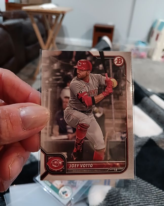2022 Bowman #1 Joey Votto — front