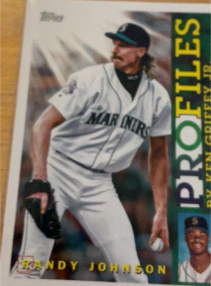 2026 Topps Series 1 #TP-25 Randy Johnson Profiles Insert Seattle Mariners — front