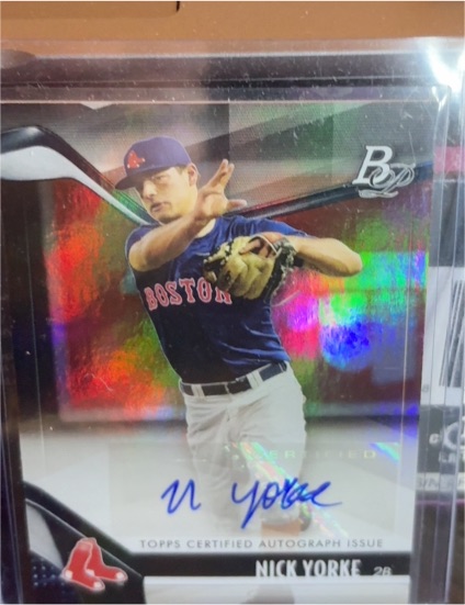 2021 Topps Bowman Platinum #TOP-24 Nick Yorke — front