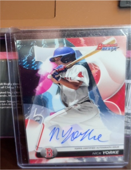2020 Bowman's Best #B20-NY Nick Yorke Best of 2020 Autograph — front