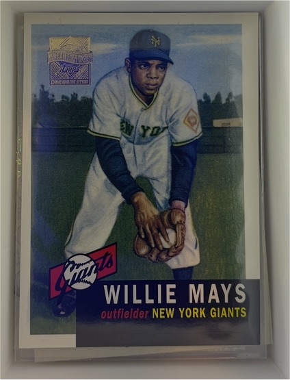 1996 Topps Commemorative Set #3 Willie Mays — front