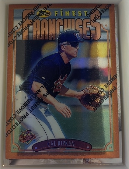 1996 Topps Finest Franchises #281 Cal Ripken Jr. — front