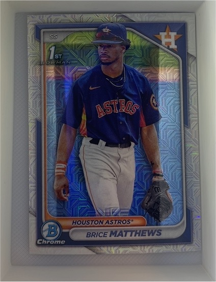 2024 Bowman Chrome #BCP-69 Brice Matthews — front