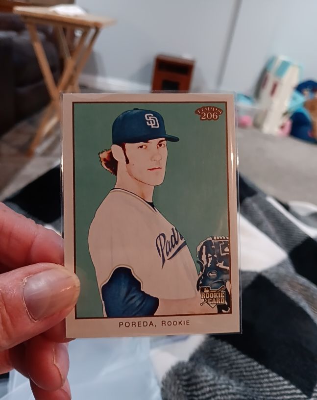 2009 Topps 206 #268b Aaron Poreda — front