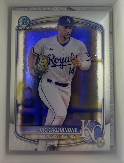 2025 Bowman Chrome #BCP-103 Jac Caglianone — front