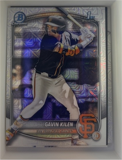 2025 Bowman Draft Chrome #BDC-40 Gavin Kilen — front