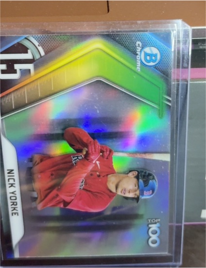 2022 Bowman Chrome #BTP-15 Nick Yorke Bowman Scouts' Top 100 — front