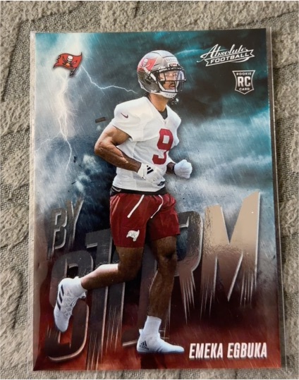 2025 Panini Absolute Football By Storm #4 Emeka Egbuka — front