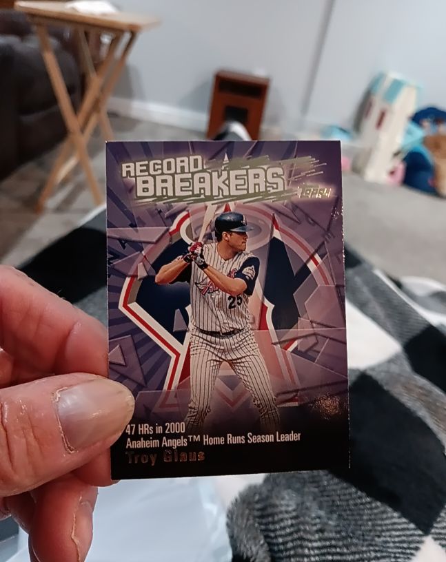 2003 Topps Record Breakers #TG Troy Glaus — front