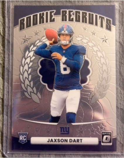 2025 Panini Donruss Optic Rookie Recruits #2 Jaxson Dart — front