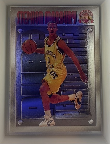1996 Score Board Pure Performance #PP4 Stephon Marbury — front