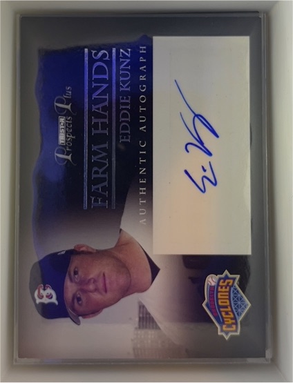 2007 TriStar Prospects Plus Farm Hands #FH-EK Eddie Kunz — front