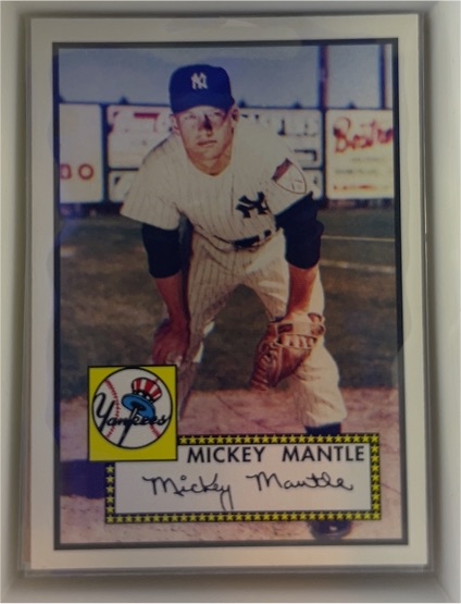 2006 Topps Rookie of the Week #25 Mickey Mantle — front