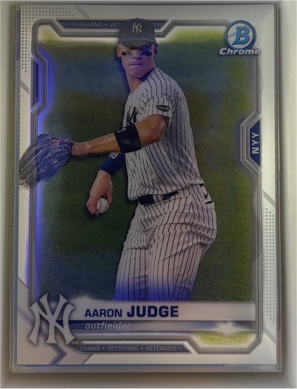 2021 Bowman Chrome #25 Aaron Judge — front