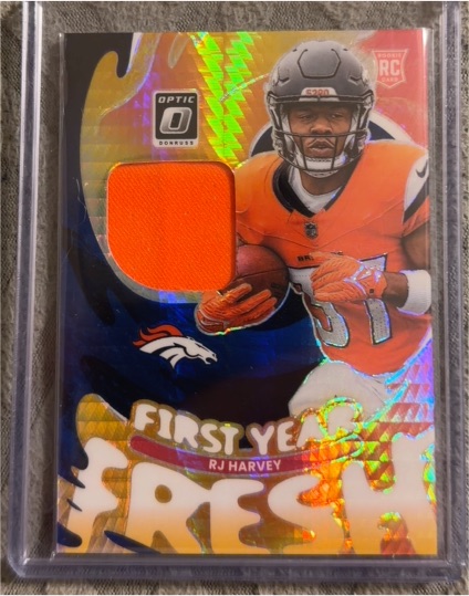 2025 Donruss Optic First Year Fresh #FYFBH-RHY RJ Harvey — front