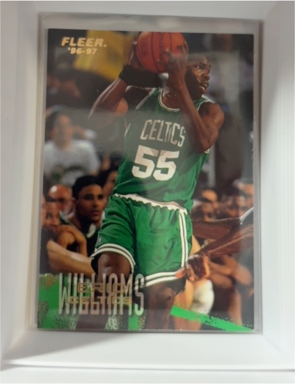 1996-97 Fleer #8 Eric Williams Boston Celtics — front