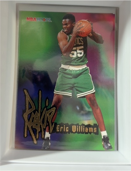 1995-96 NBA Hoops #253 Eric Williams Rookie — front