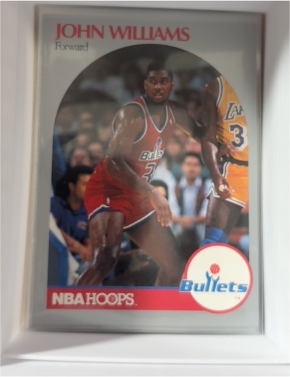 1990-91 NBA Hoops #304 John Williams — front