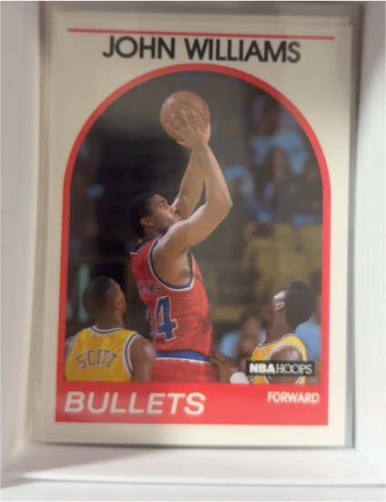 1989-90 Hoops #254 John Williams — front