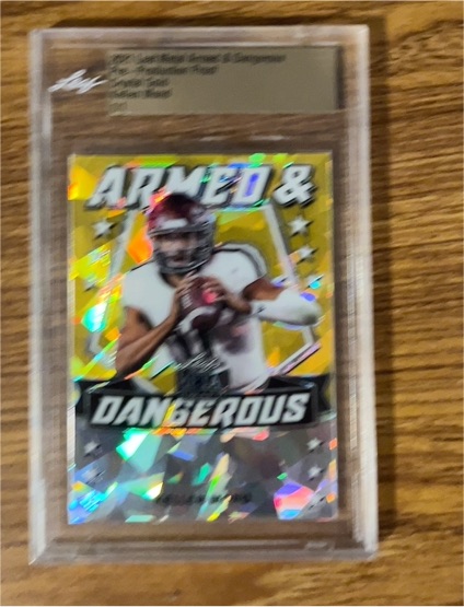2020 Leaf Metal #1 Tua Tagovailoa Armed & Dangerous — front