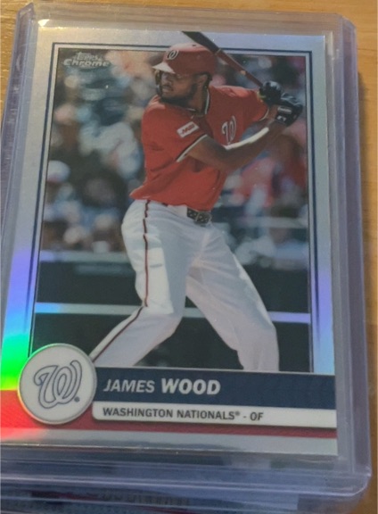 2026 Topps Chrome #49 James Wood — front