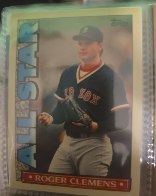 1990 Topps TV All Star #25 Roger Clemens — front