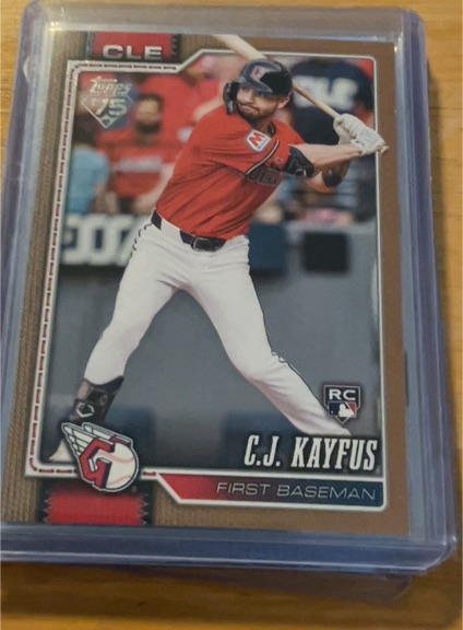 2026 Topps Series 1 #35 C.J. Kayfus — front