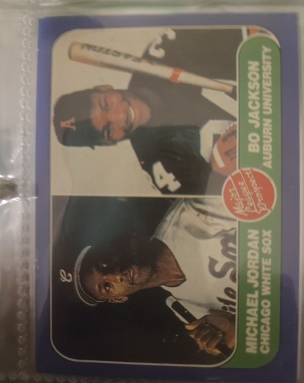 1986 Fleer Major League Prospect #Michael Jordan / Bo Jackson — front