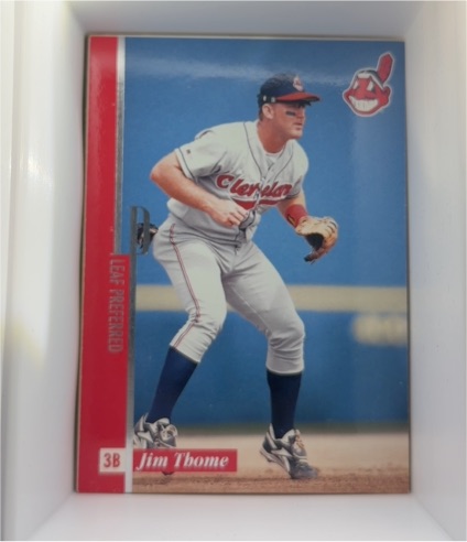 1996 Leaf Preferred #57 Jim Thome — front