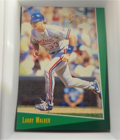 1993 Score Select #27 Larry Walker — front