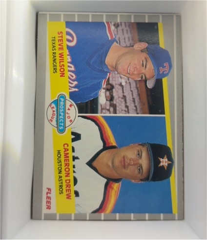 1989 Fleer #640 Steve Wilson / Cameron Drew — front