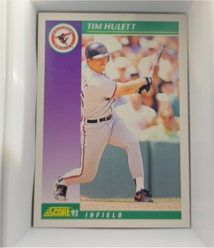 1992 Score #391 Tim Hulett — front