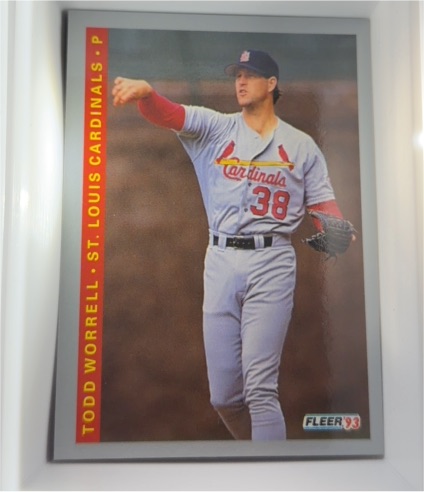 1993 Fleer #135 Todd Worrell — front