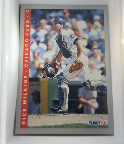 1993 Fleer #28 Rick Wilkins — front